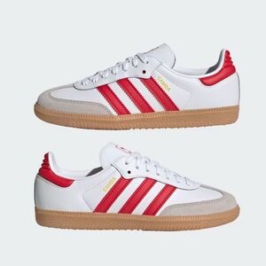 Adidas Samba White Red Sneakers
